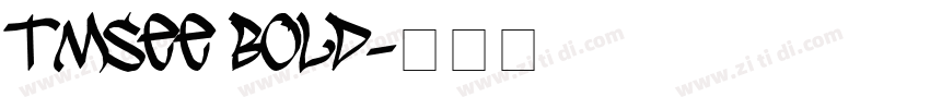 TmsEe Bold字体转换
